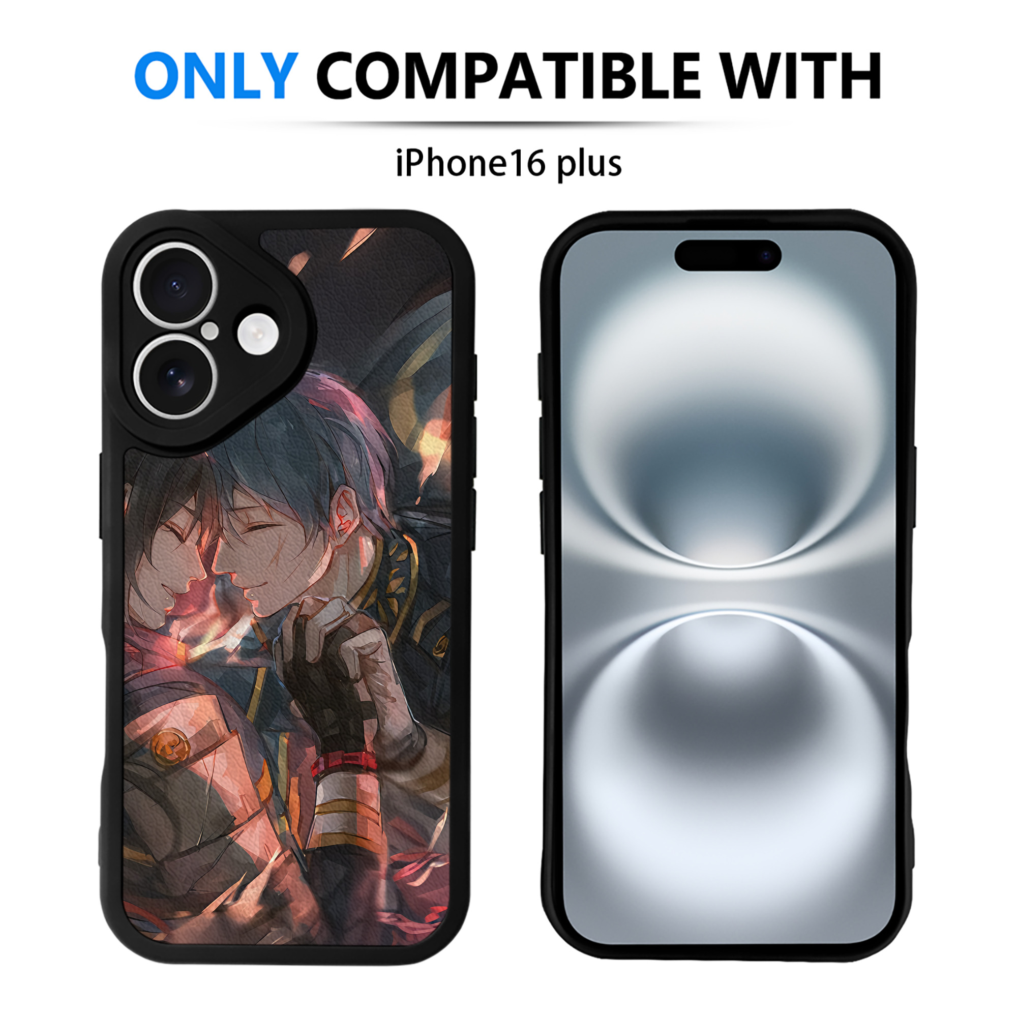 （画像用） 刀剣乱舞 Touken Ranbu 【iPhone 16シリーズ対応】シリコンスマホケース（レザー調） 材質：シリコン
